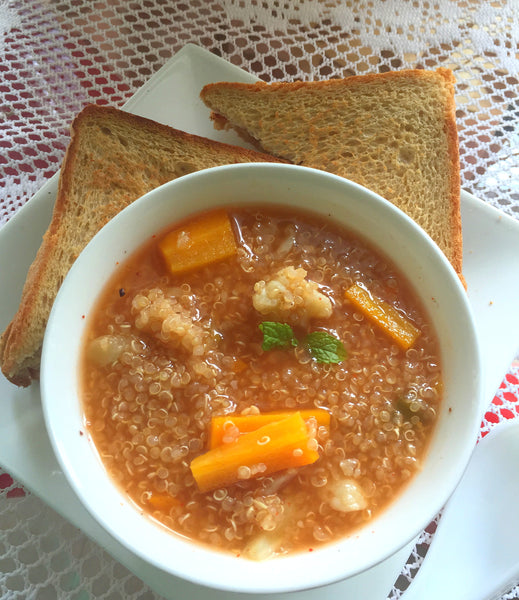 Quinoa Veg Soup (Bolivian Style Stew) Recipe